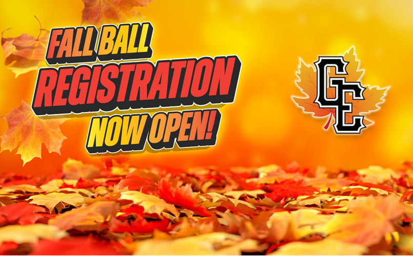 FALL BALL REGISTRATION **NOW OPEN**